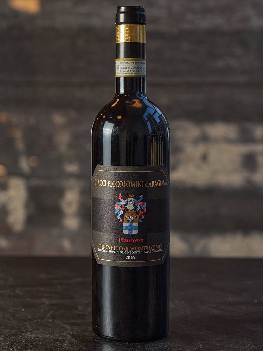 Вино Brunello di Montalcino DOCG Pianrosso 2016 / Брунелло ди Монтальчино Пьянроссо 2016