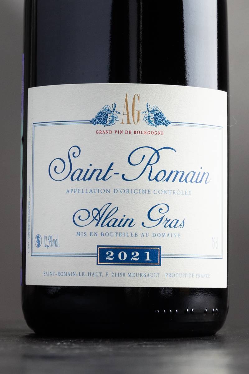 Вино Domaine Alain Gras Saint-Romain Сhardonnay 2021 / Домен Ален Гра Сен-Ромен Шардоне