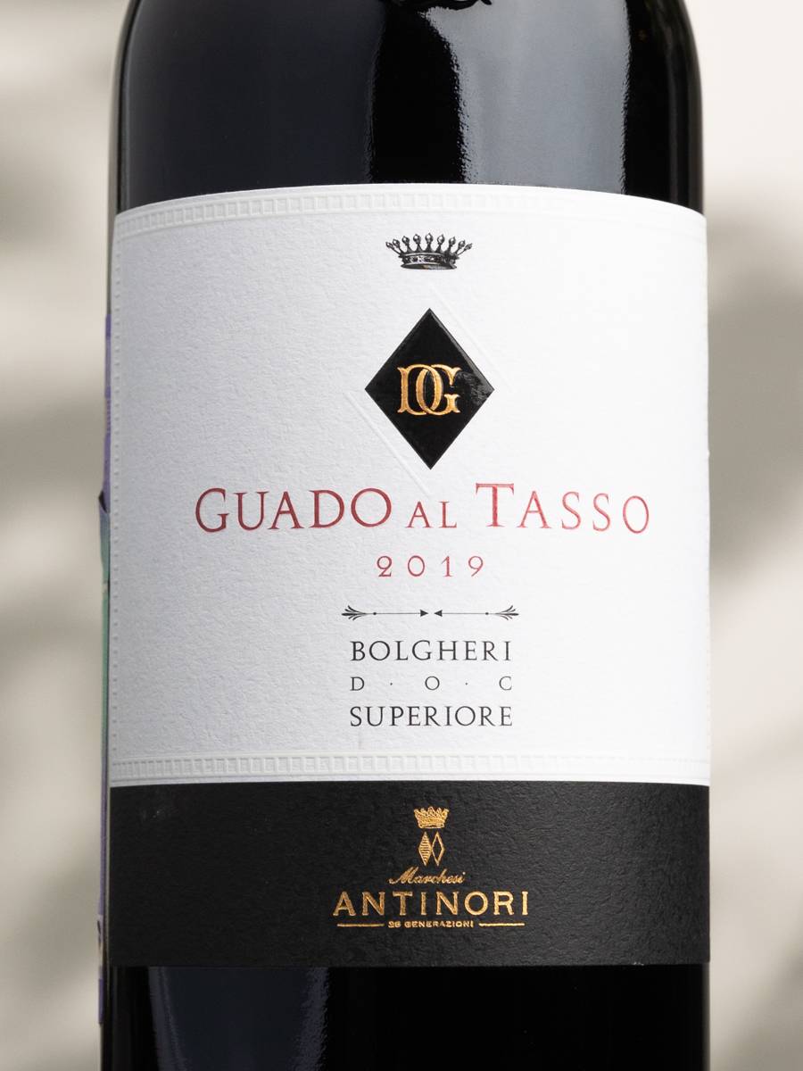 Этикетка Bolgheri Superiore Guado Al Tasso Antinori 2019