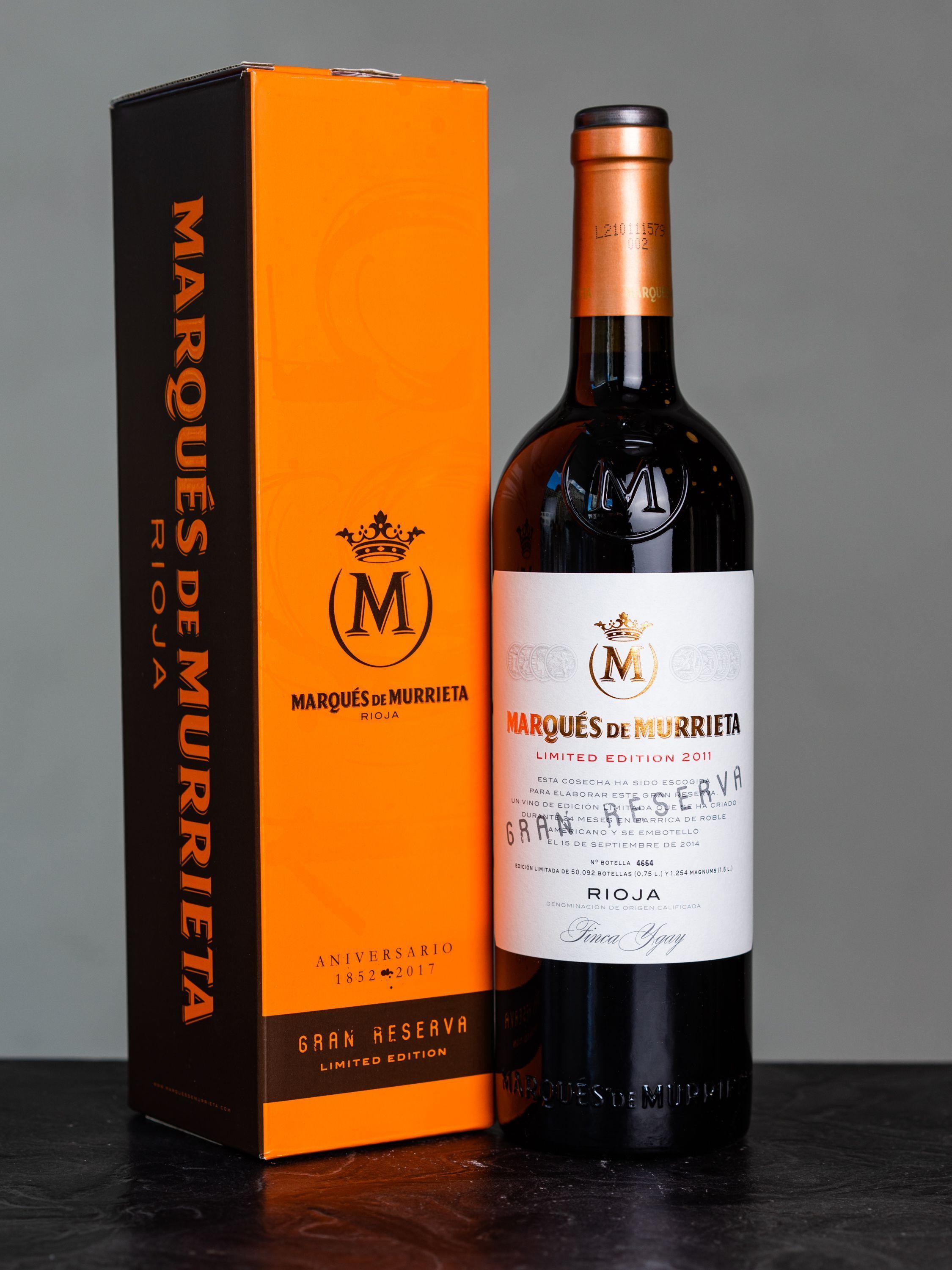 Вино Marques de Murrieta Gran Reserva / Маркиз де Муррьета Гран Резерва