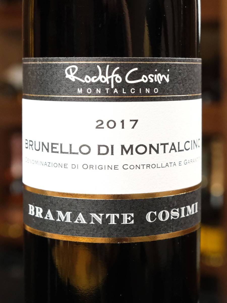 Этикетка Brunello di Montalcino Bramante Cosimi