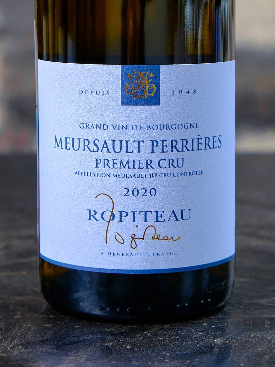 Вино Ropiteau Mersault Perrieres Premier Cru 2020 / Ропито Мерсо Перьер Премьер Крю