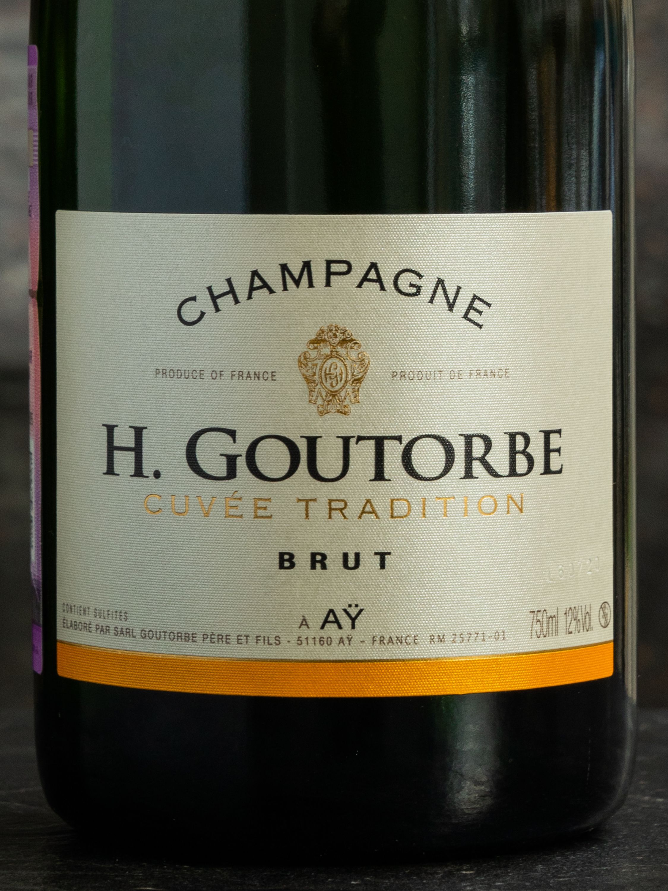 Шампанское H. Goutorbe Cuvee Tradition Brut Champagne / А. Гуторб Кюве Традисьон Брют