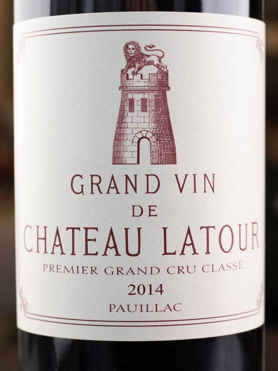 Этикетка Chateau Latour Pauillac Grand Cru Classe 2014