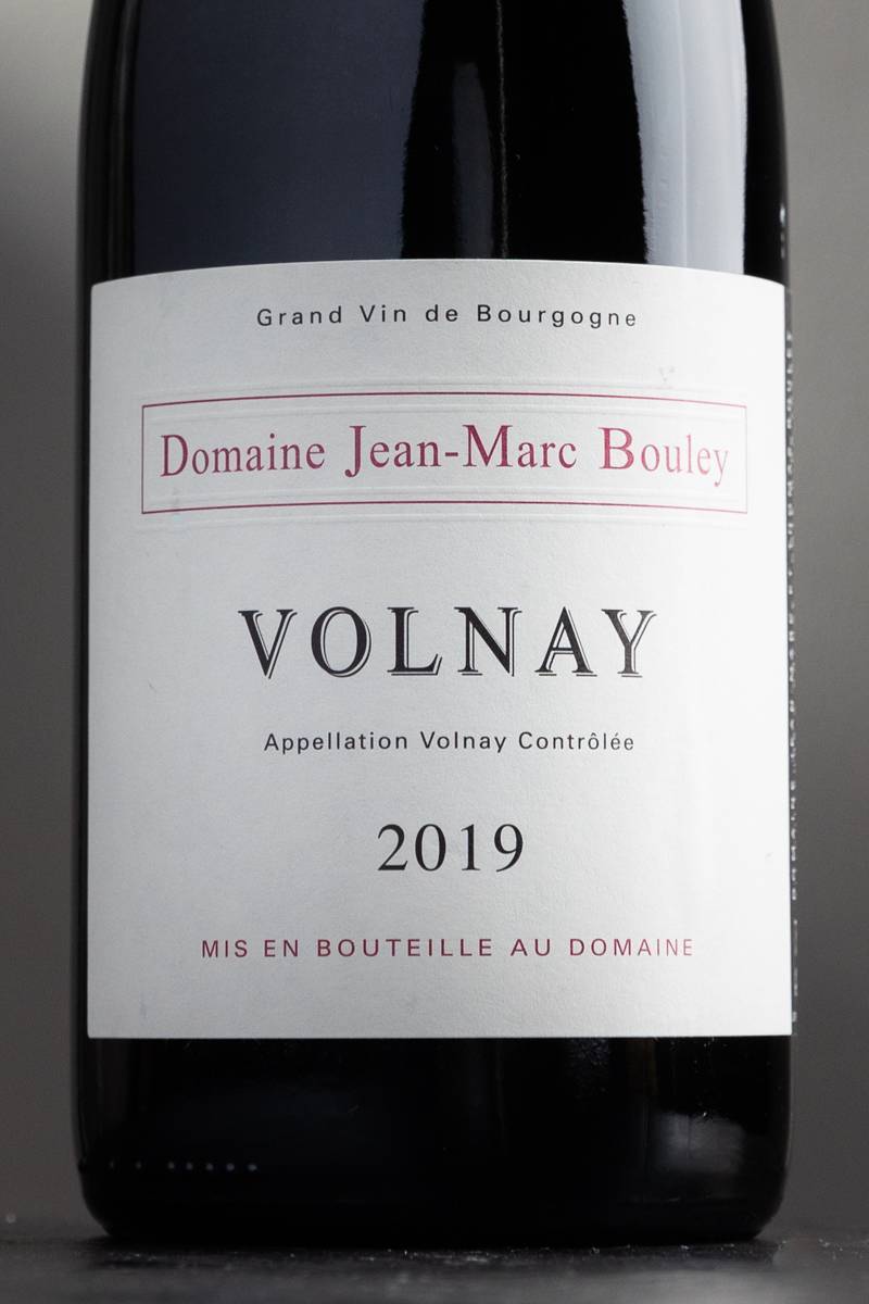 Этикетка Domaine Jean-Marc Bouley Volnay 2019