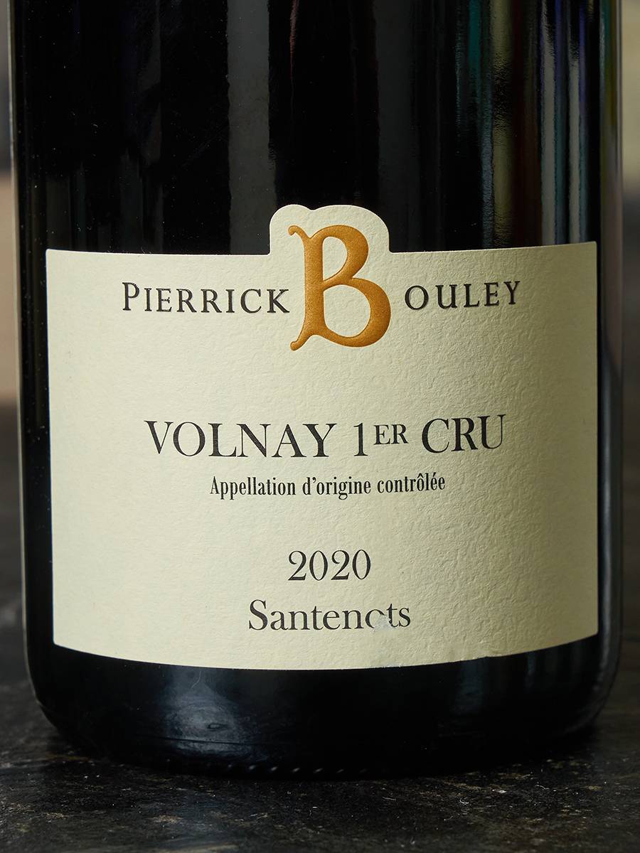 Этикатка Pierrick Bouley Santenots 1er Cru Volnay 2020