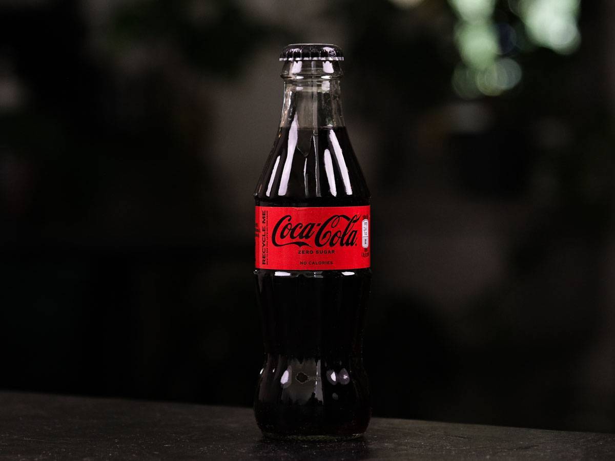 Coca-Cola Zero 0.2 мл / стеклянная бутылка