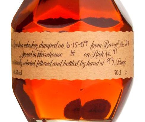 Этикетка Blantons Original bourbon