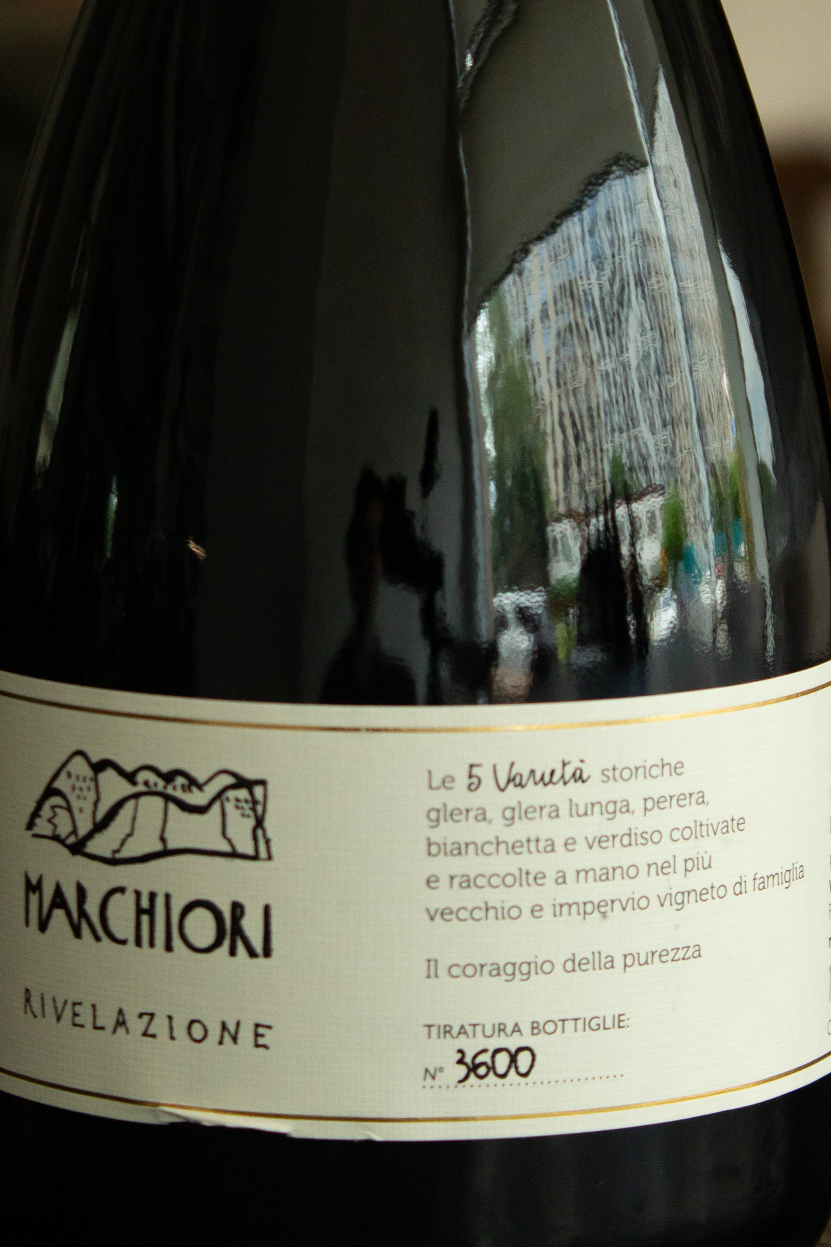 Игристое вино Marchiori Rivelazione Valdobbiadene Prosecco Superiore / Маркьори Ривелационе Вальдобьядене Просекко Супериоре
