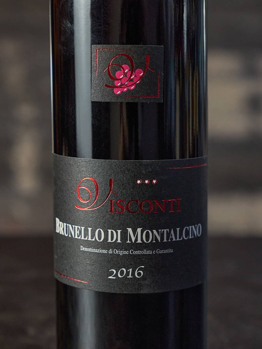 Этикетка Visconti Brunello di Montalcino