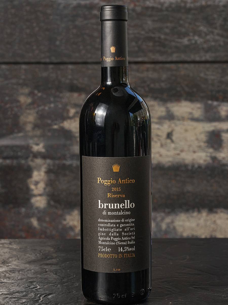 Вино Brunello di Montalcino Riserva Poggio Antico 2015 / Брунелло ди Монтальчино Резерва Подджо Антико