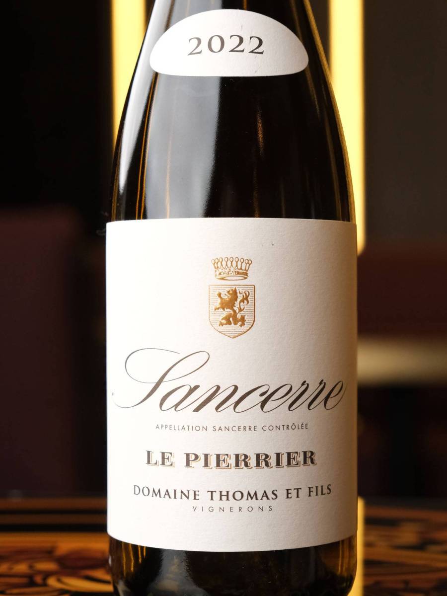 Этикетка Domaine Thomas et Fils Sancerre Blanc AOC Le Pierrier