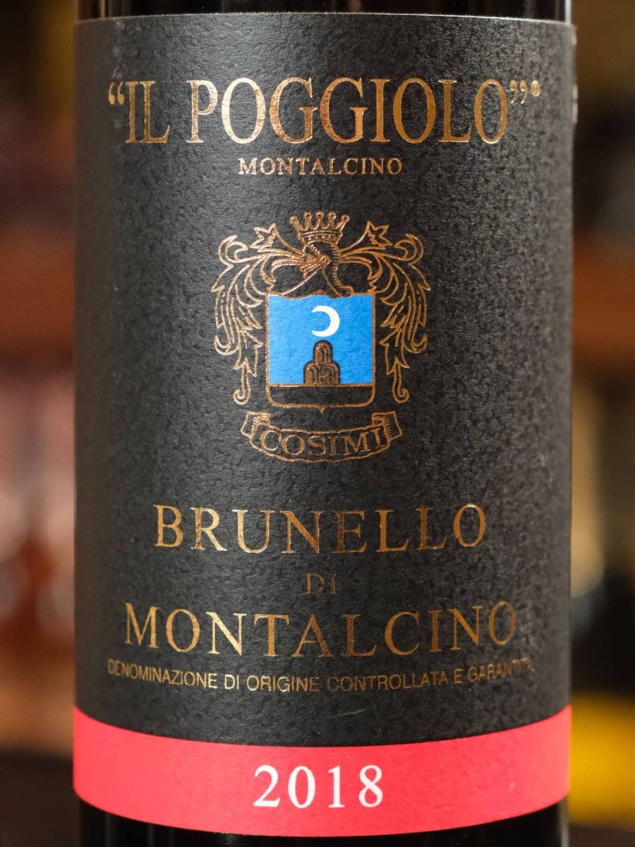 Этикетка Brunello di Montalcino Il Poggiolo 2018