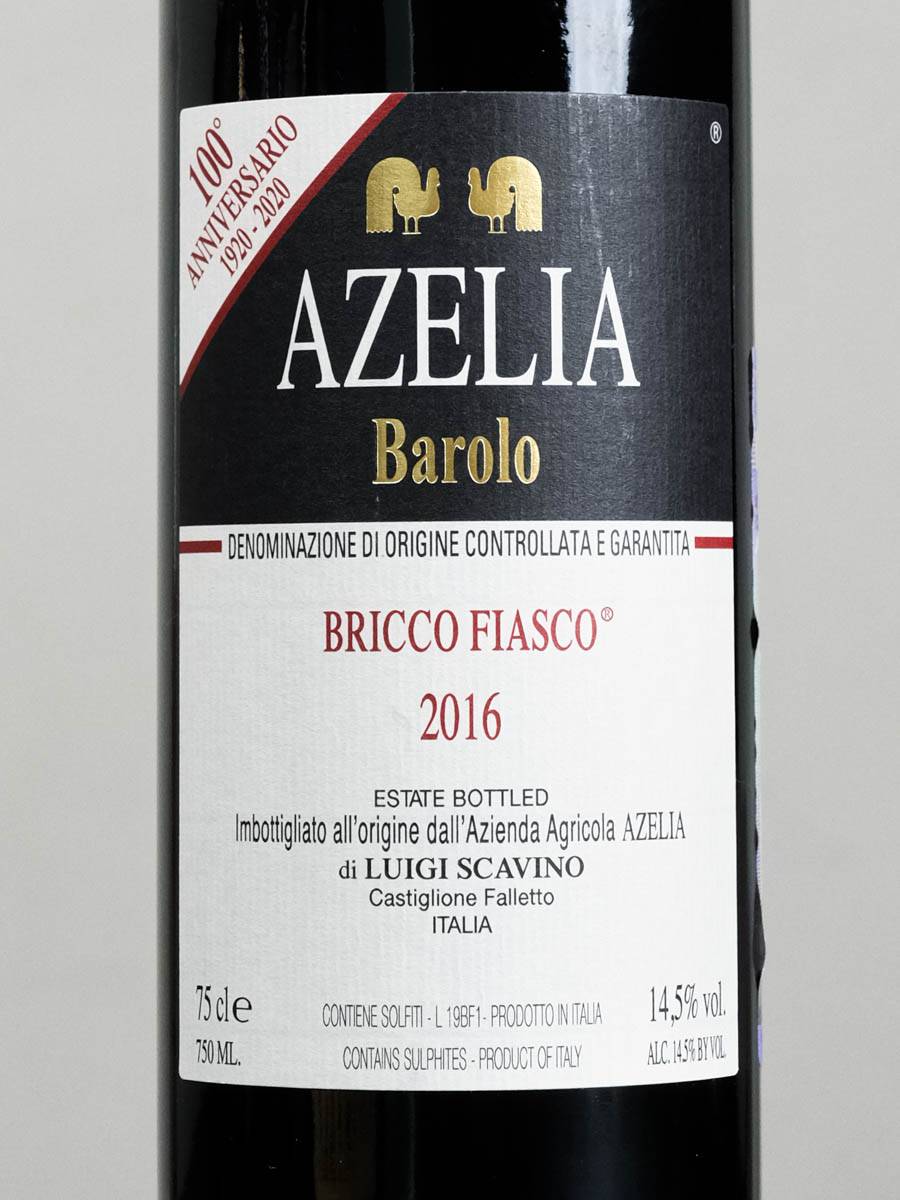 Вино Barolo Bricco Fiasco Azelia 2016 / Бароло Брикко Фьяско Адзелия