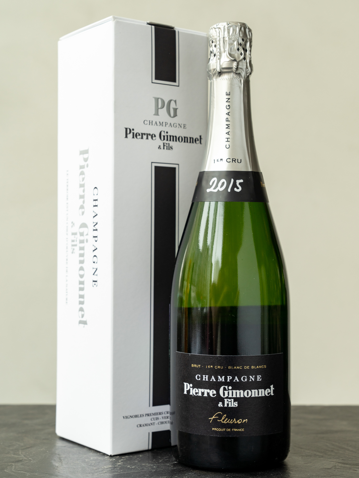 Подарочная упаковка Pierre Gimonnet & Fils Fleuron Blanc de Blancs Brut 1er Cru Champagne