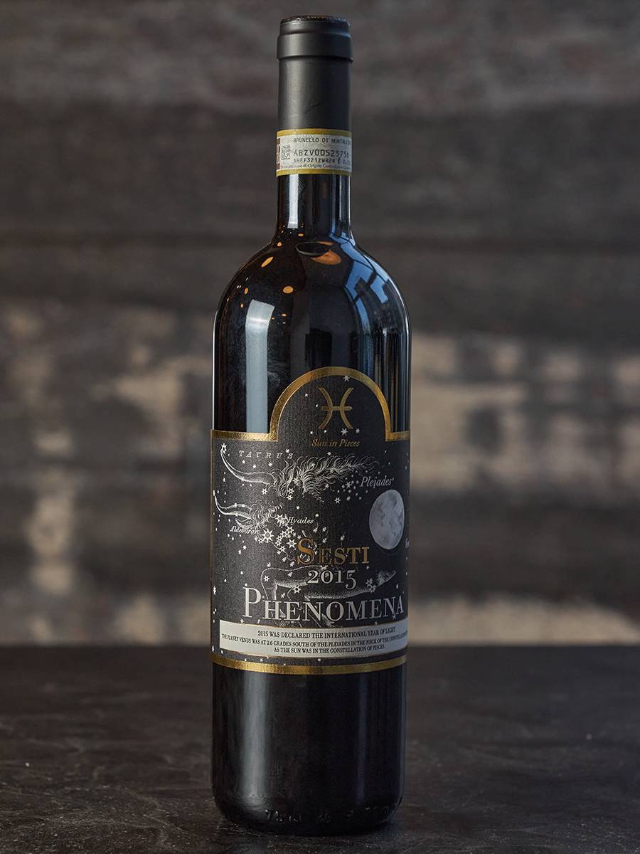 Вино Phenomena Brunello di Montalcino Riserva 2015 / Сести Феномена Брунелло ди Монтальчино Ризерва 2015