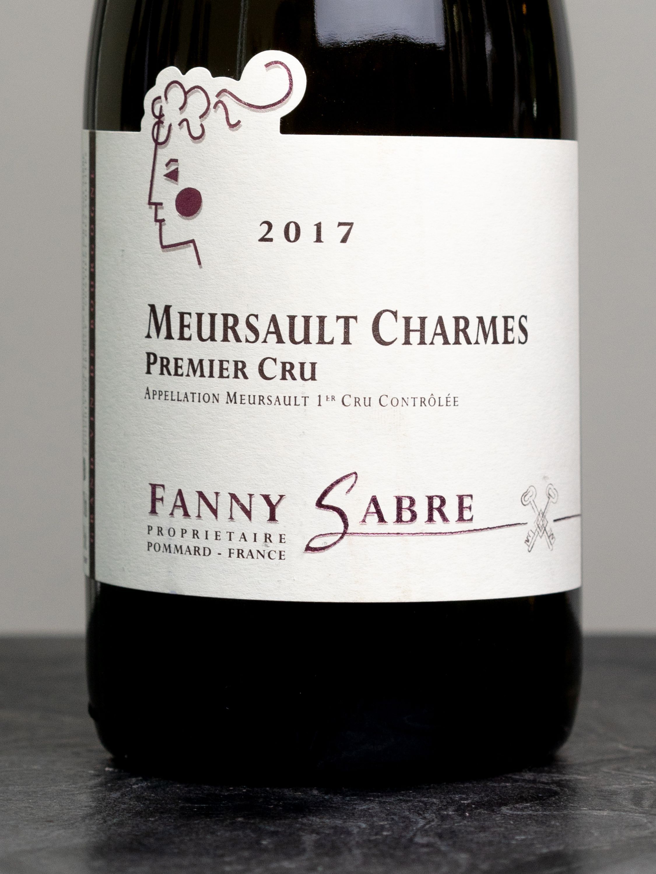 Этикетка Fanny Sabre Meursault Charmes Premier Cru