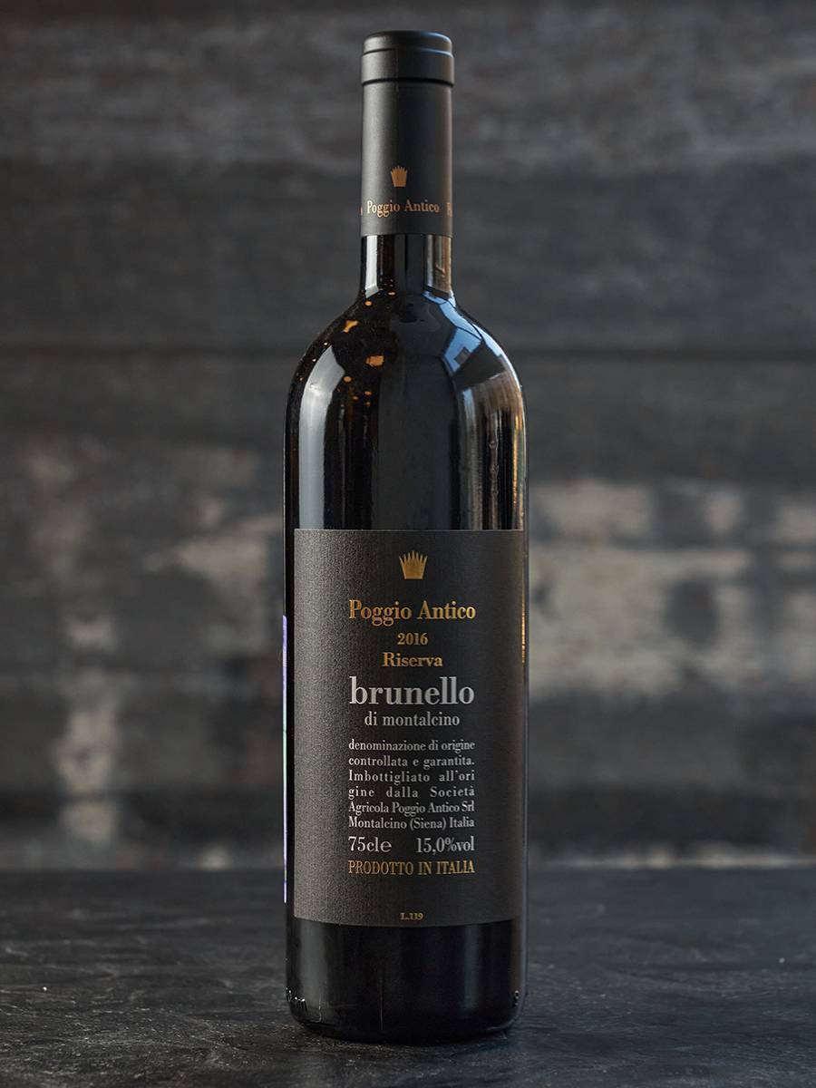 Вино Poggio Antico Brunello di Montalcino Riserva 2016 / Поджо Антико Брунелло ди Монтальчино Резерва