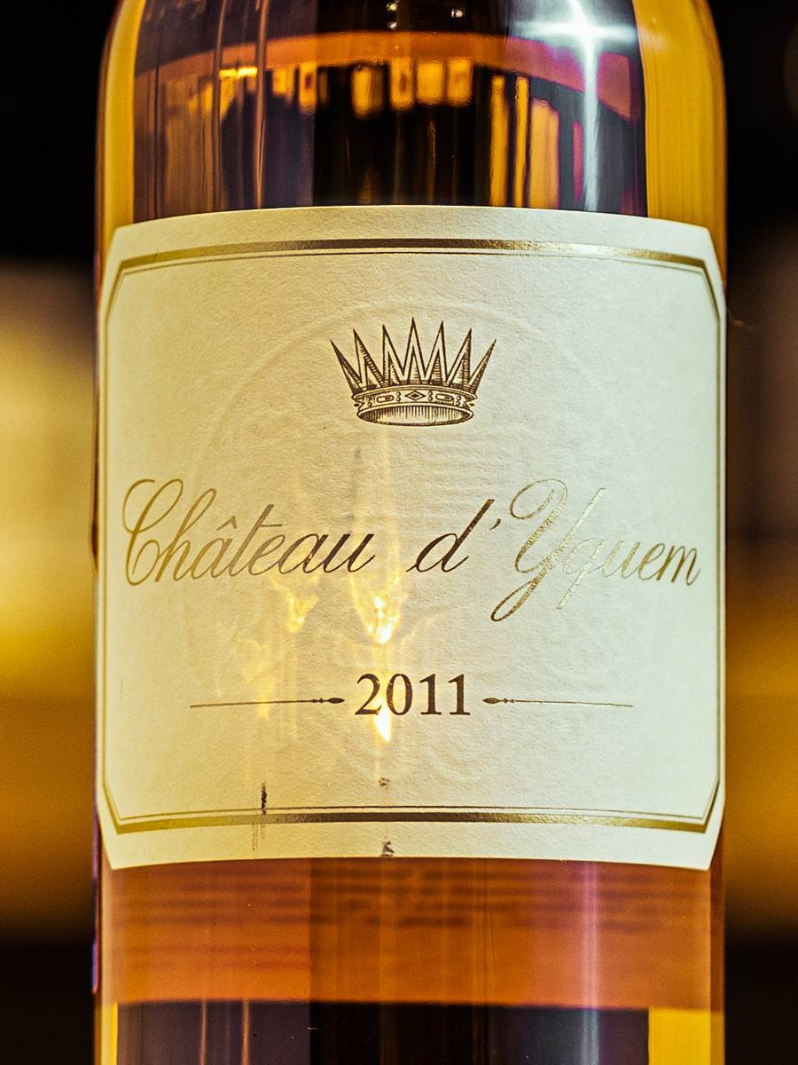 Этикетка Chateau d'Yquem Sauternes Premier Grand Cru Superieur 2011