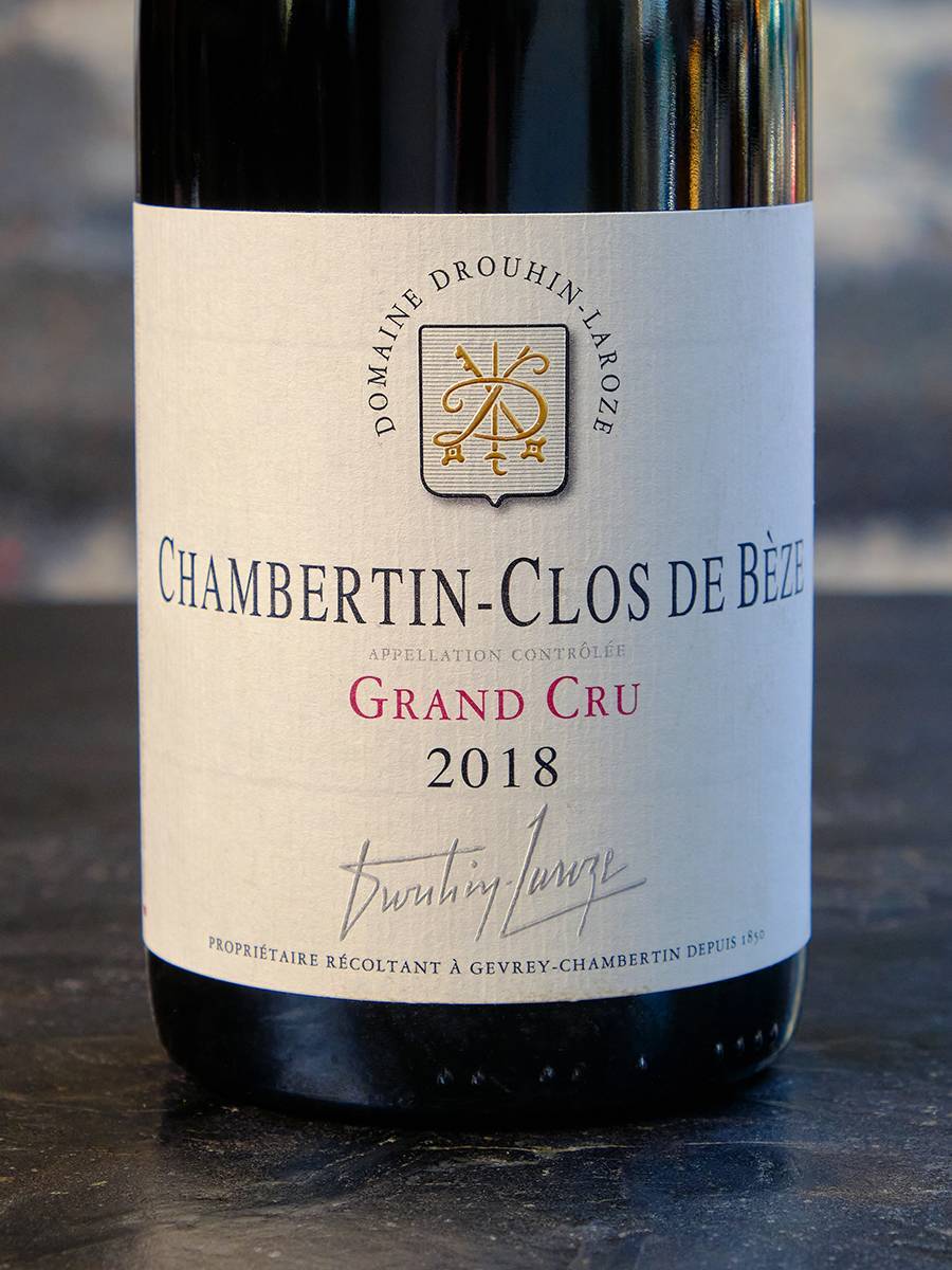 Вино Domaine Drouhin Laroze Chambertin Clos de Beze Grand Cru 2018 / Домен Друан-Лароз Шамбертен Кло де Без Гран Крю