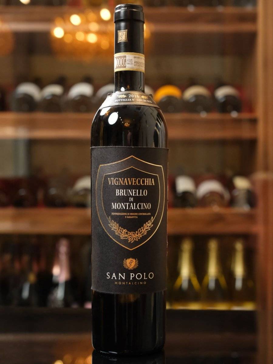 Вино San Polo Brunello di Montalcino Vinavecchia DOCG 2016 / Сан Поло Брунелло ди Монтальчино Виньявеккья