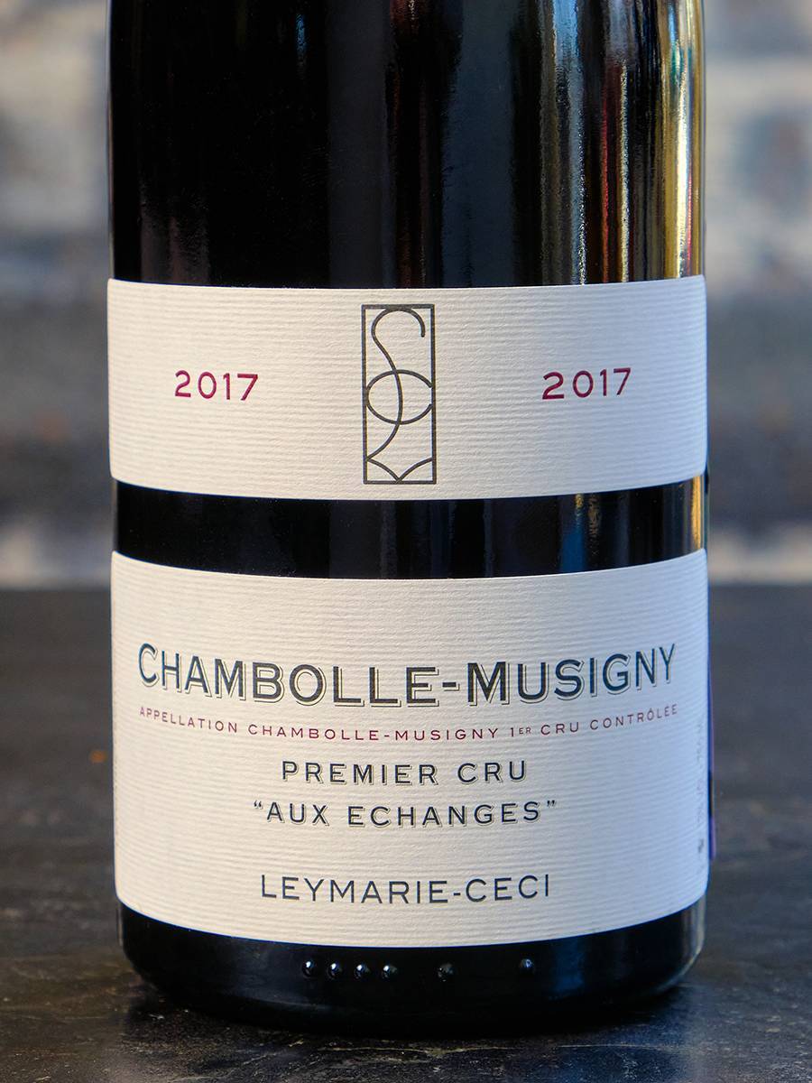 Этикетка Domaine Leymarie-Ceci Chambolle-Musigny 1-er Cru Aux Echanges 2017
