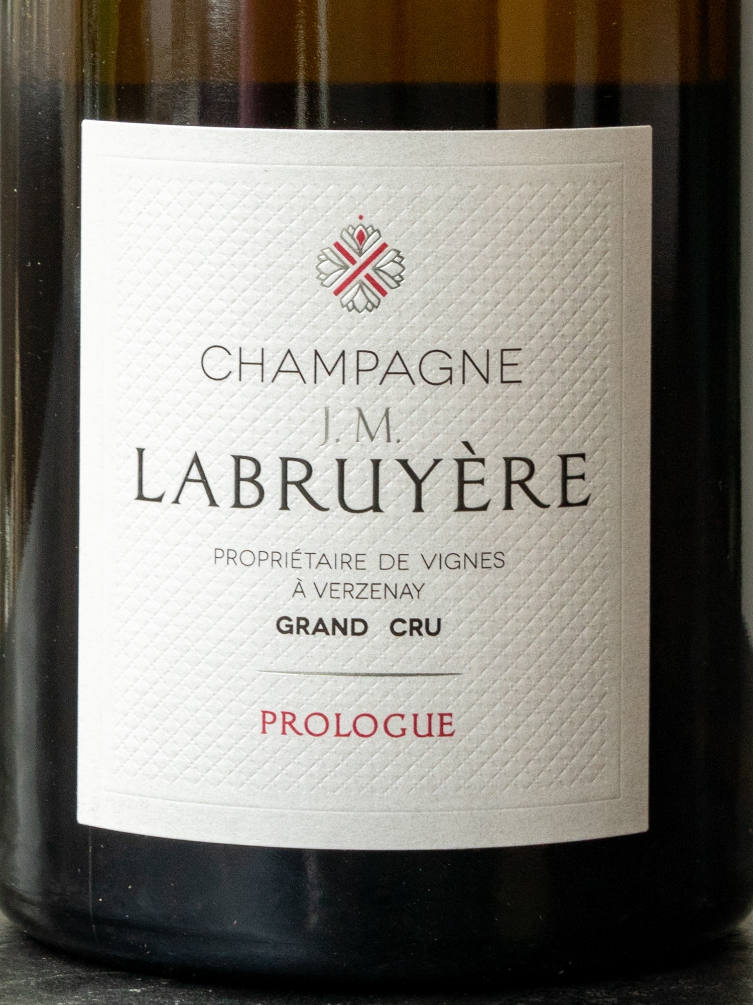 Этикетка J.M. Labruyere Champagne Grand Cru Prologue