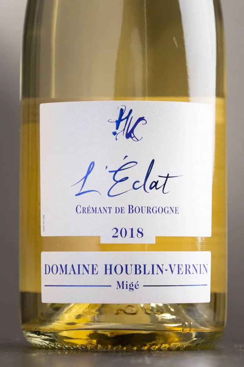 Игристое вино Cremant de Bourgogne Blanc de Blancs Brut LEclat Domaine Houblin-Vernin / Креман де Бургонь Блан де Блан Брют  Л'Экла Ублен-Вернен