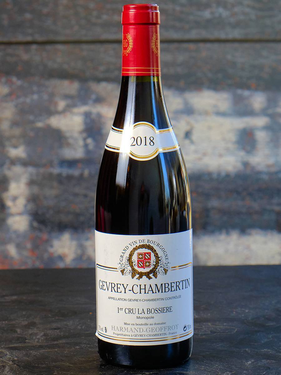 Вино Domaine Harmand-Geoffroy Gevrey-Chambertin 1er Cru La Bossier Monopole 2018 / Домэн Арман-Жеффруа Жеврэ-Шамбертэн Премьер Крю Ля Боссьер Монополь