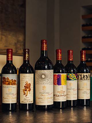 Вино Chateau Mouton Rothschild в ресторане Остерия Амичи