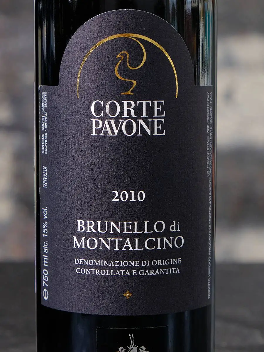 Вино Corte Pavone Brunello di Montalcino 2010 / Корте Павоне Брунелло ди Монтальчино