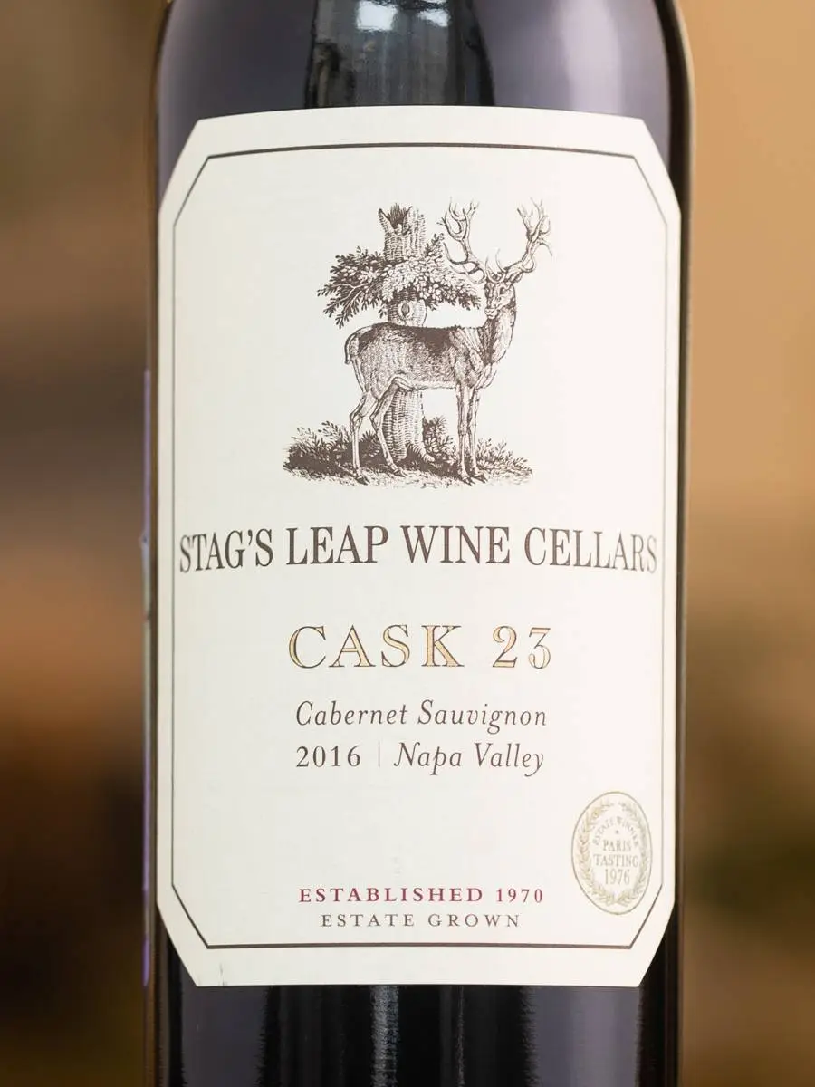 Этикетка Stag`s Leap Wine Cellars Cask 23 Cabernet Sauvignon 2016