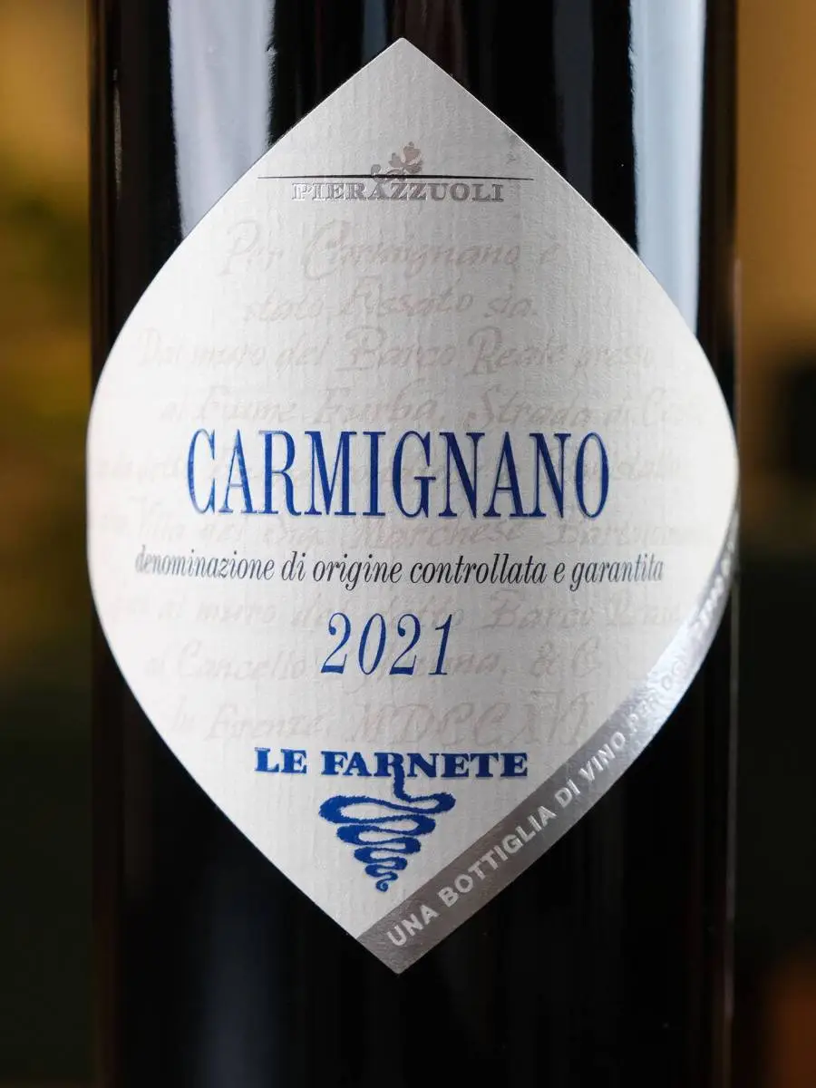 Этикетка Le Farnete Carmignano