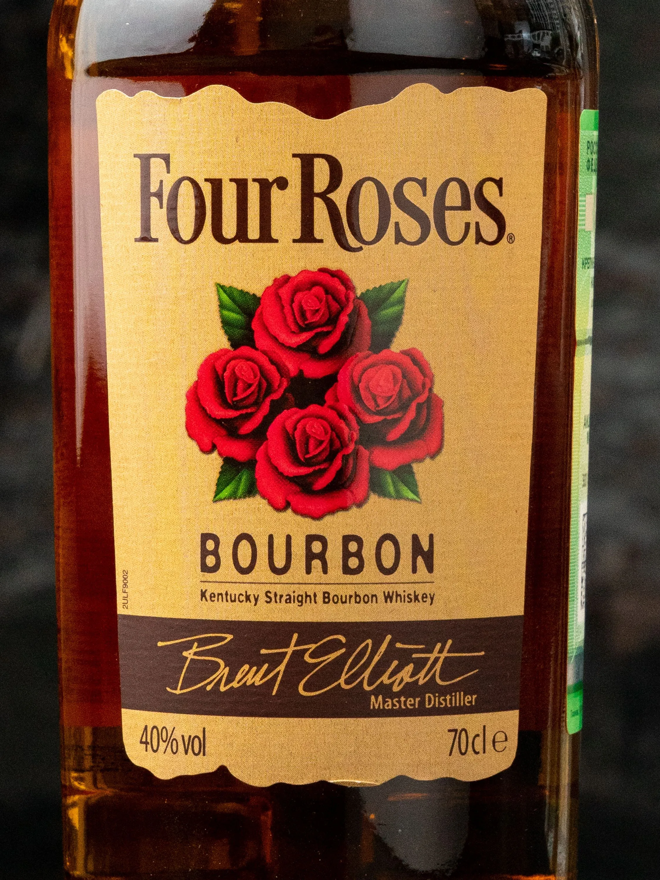 Этикетка Four Roses bourbon