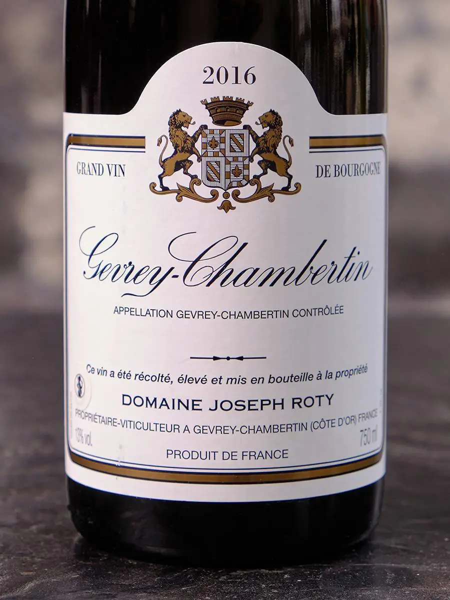 Вино Domaine Joseph Roty Gevrey-Chambertin 2016 / Домен Жозеф Роти Жевре-Шамбертен