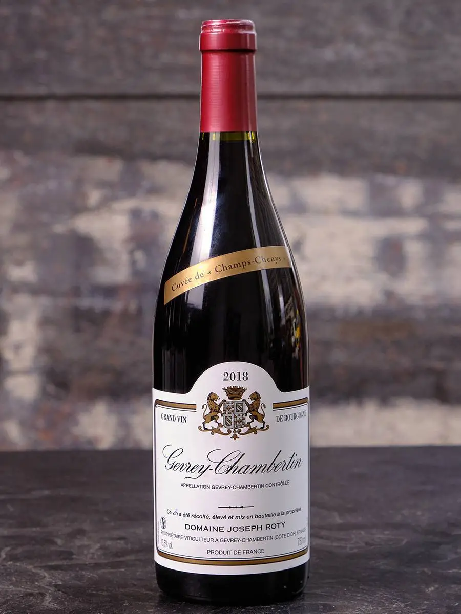 Вино Domaine Joseph Roty Gevrey-Chambertin Cuvee Champs Chenys 2018 / Домен Жозеф Роти Жевре-Шамбертен Кюве де Шам-Шени