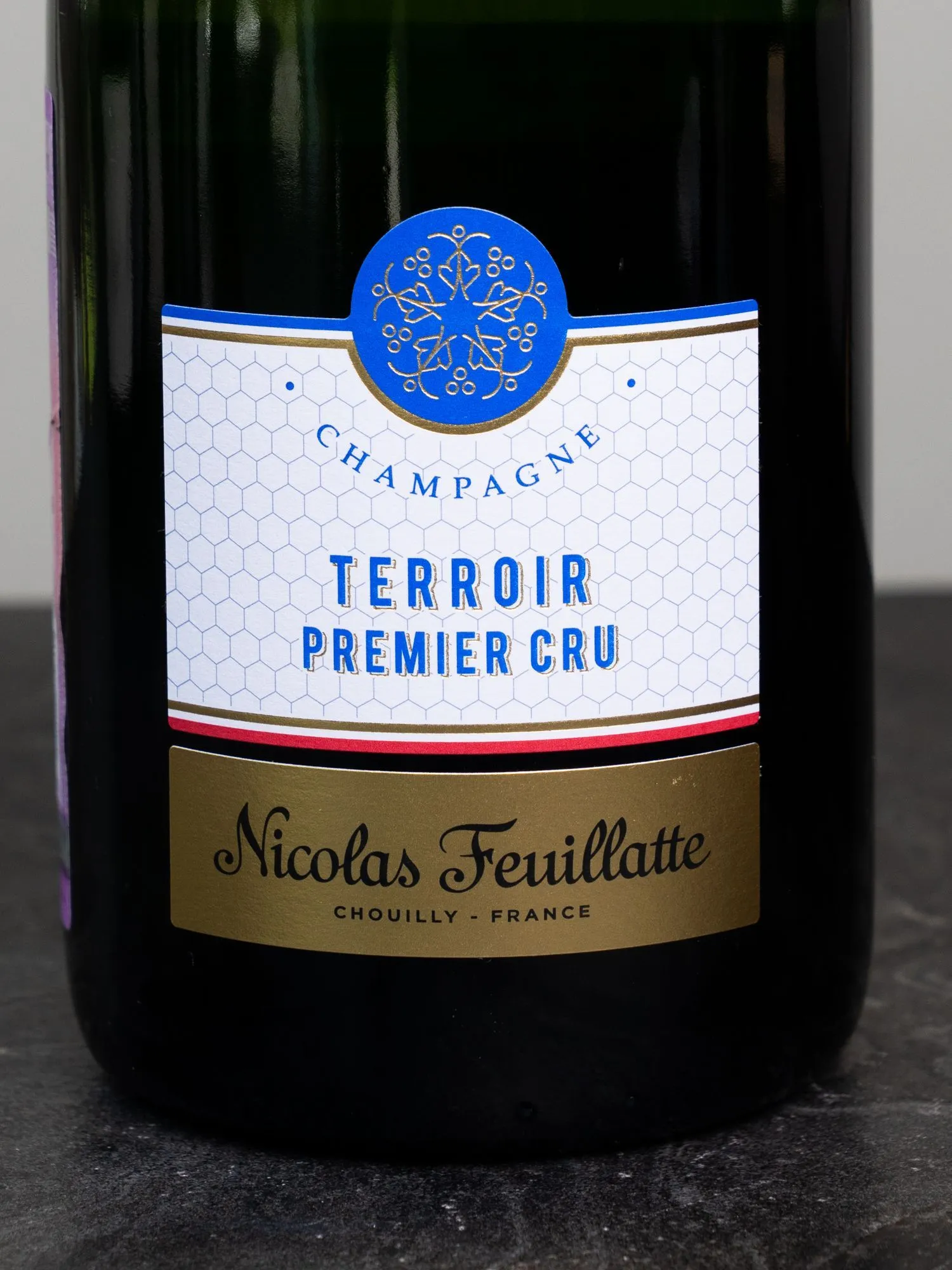 Этикетка Nicolas Feuillatte Terroir Premier Cru Brut Champagne