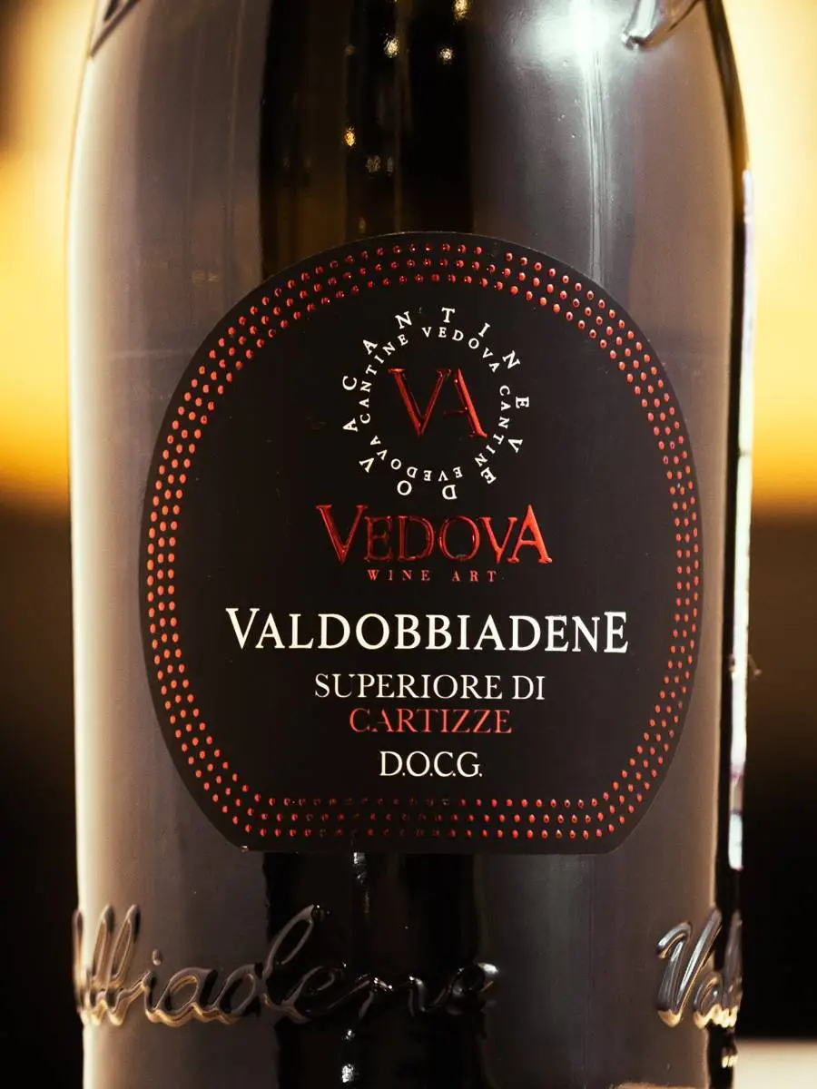 Игристое вино Vedova Wine Art  DOCG / Ведова Вайн Арт Вальдоббьядене Супериор ди Картицце ДОКГ
