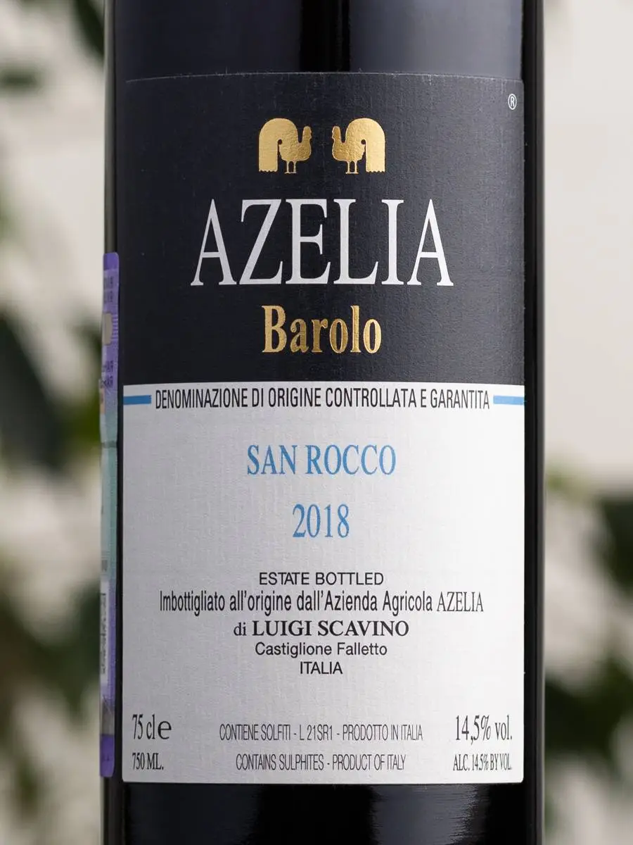 Вино Barolo San Rocco Azelia 2018 / Бароло Сан Рокко Адзелия