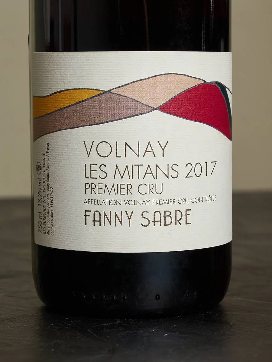 Вино Fanny Sabre Volnay Premier Cru Les Mitans 2017 / Фанни Сабр Вольне Премье Крю Ле Митан 