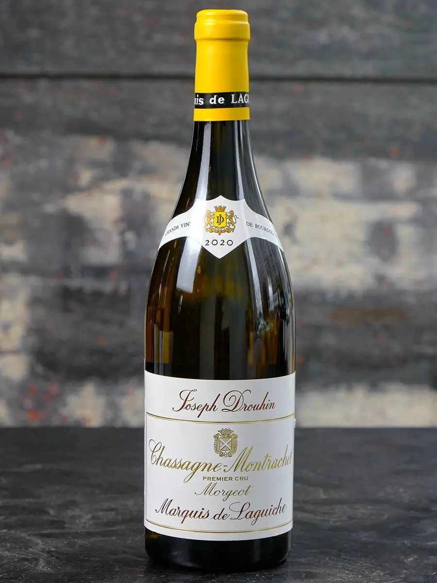 Вино Joseph Drouhin Chassagne Montrachet Morgeot Marquis de Laguiche 2020 / Джозеф Друэн Шассань-Монраше Моржо Премье Крю Марки де Лагиш