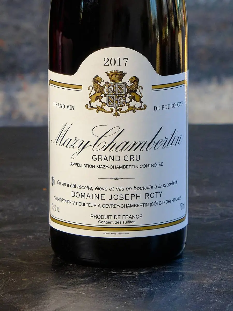 Вино Domaine Joseph Roty Mazy-Chambertin Grand Cru 2017 / Домен Жозеф Роти Мази-Шамбертен Гран Крю