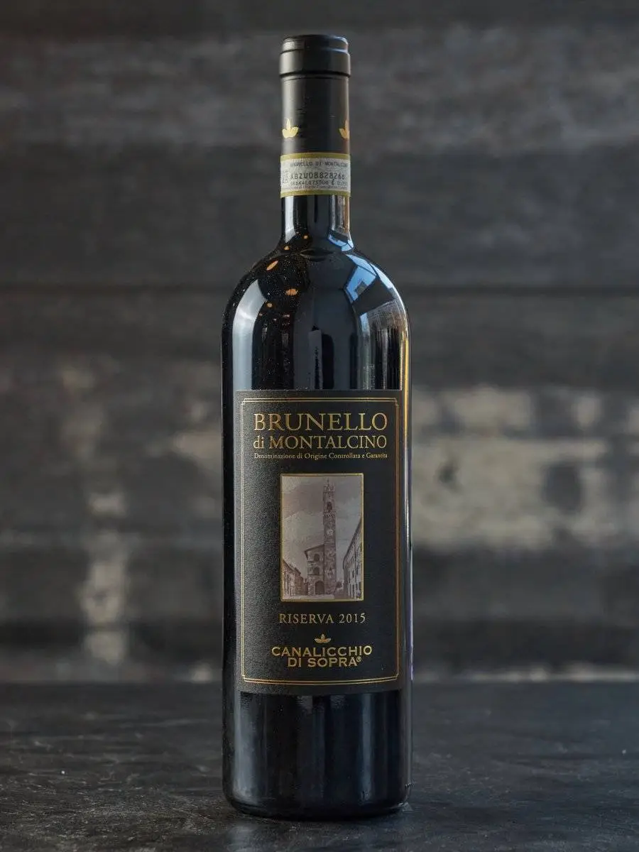 Вино Canalicchio di Sopra Brunello di Montalcino Riserva 2015 / Каналиккьо ди Сопра Брунелло ди Монтальчино Ризерва 2015