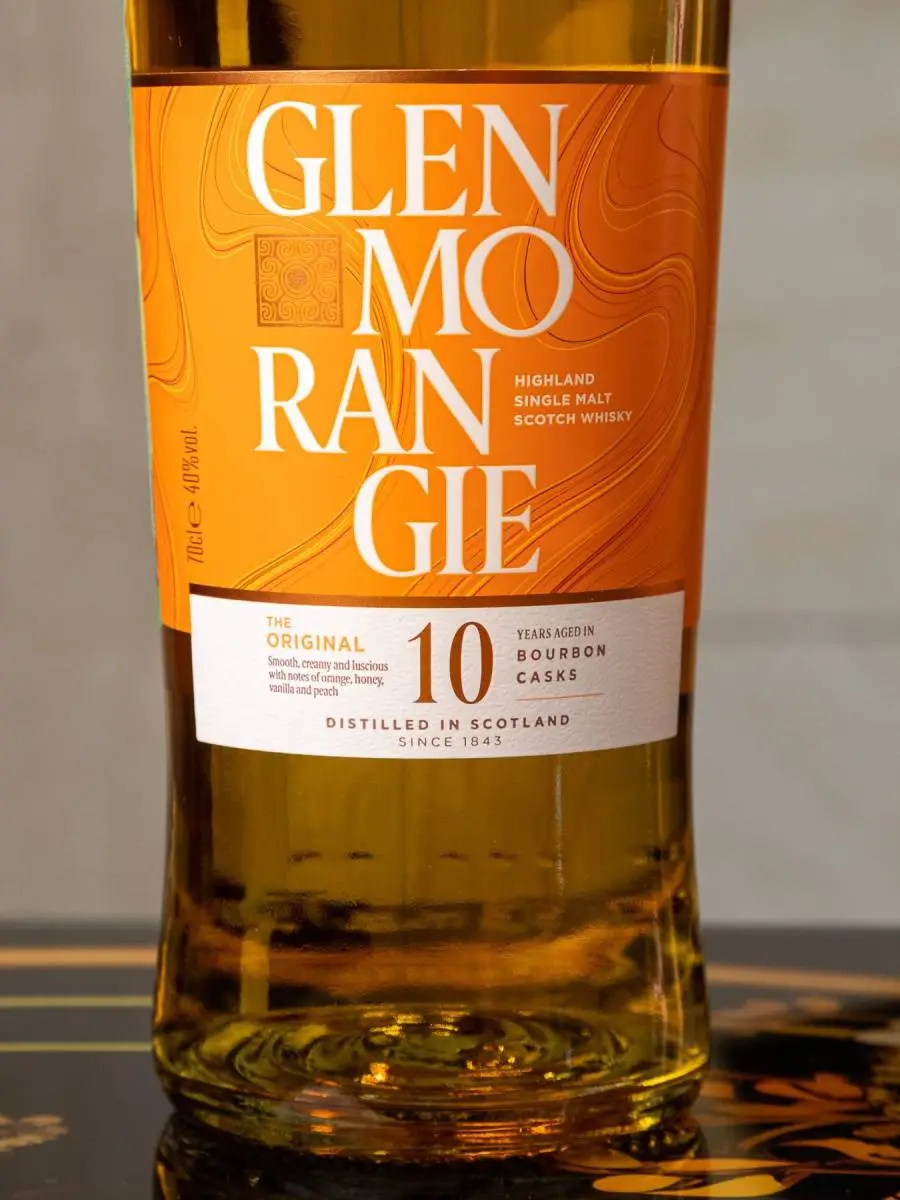 Этикетка Glenmorangie The Original 10 YO