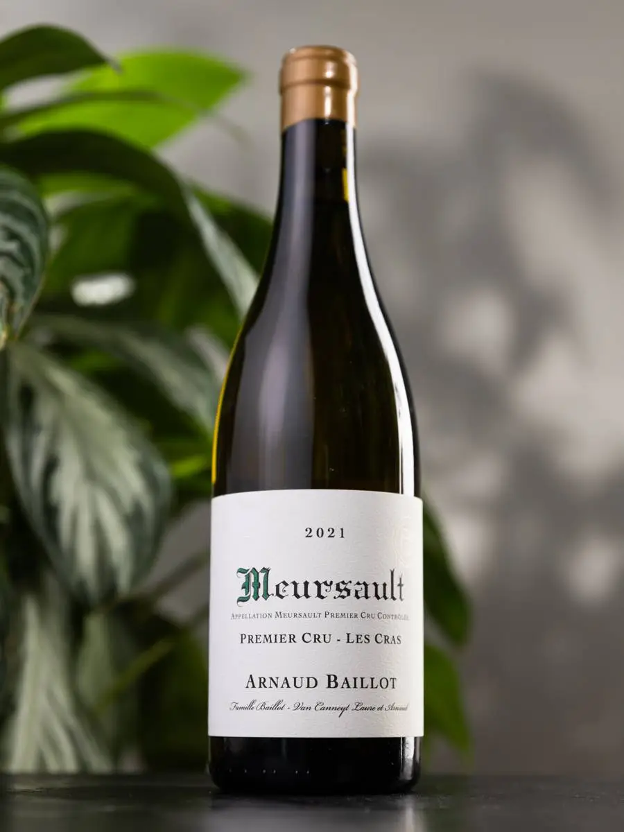 Вино Meursault Premier Cru Les Cras Arnaud Baillot / Мерсо Премье Крю Ле Кра Арно Байо