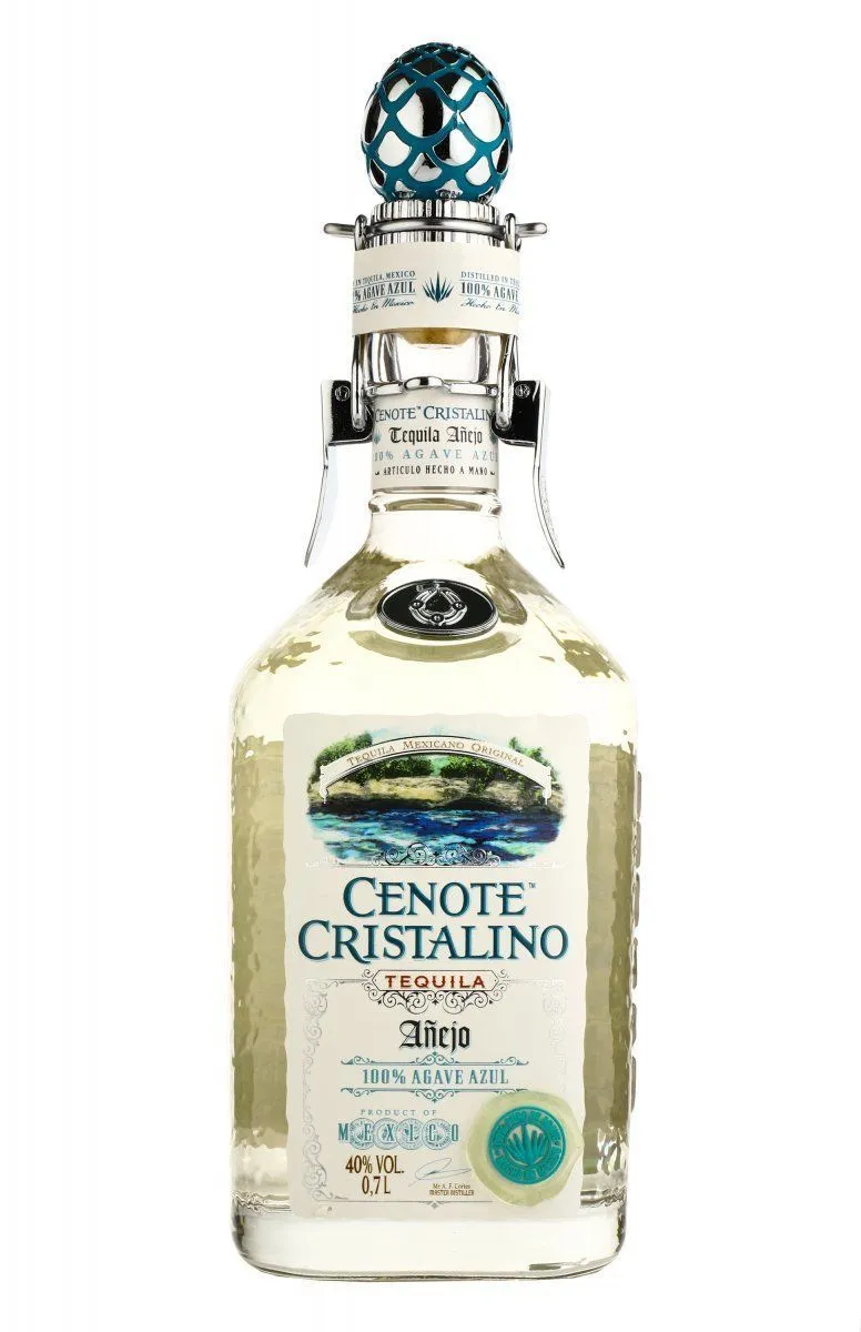 Текила Cenote Anejo 100% Blue Agave / Сеноте Аньехо