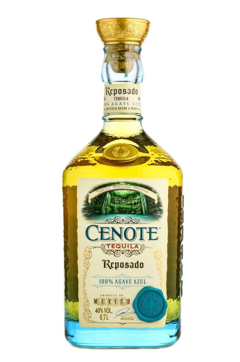 Текила Cenote Reposado 100% blue agave  / Сеноте Репосадо