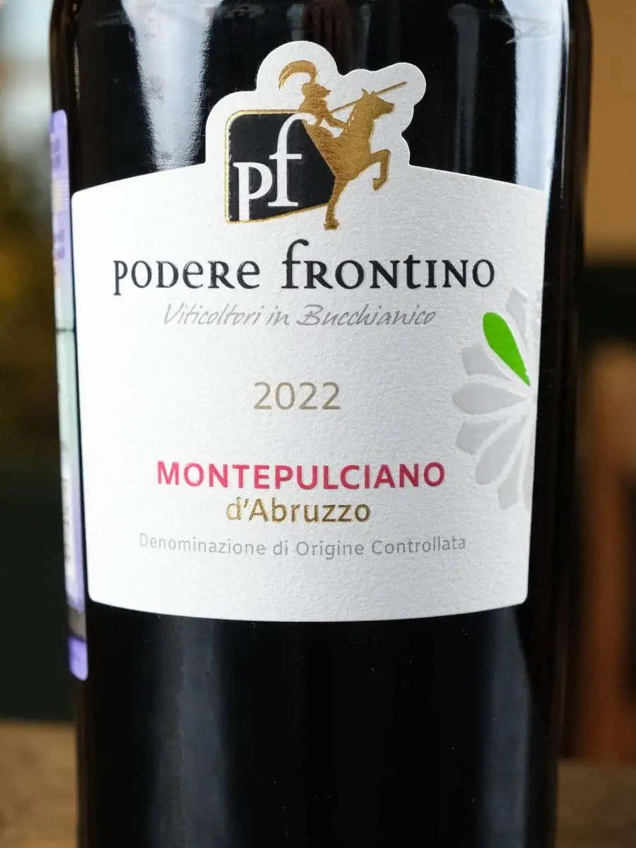 Вино Podere Frontino Montepulciano d'Abruzzo / Подере Фронтино Монтепульчано д'Абруццо