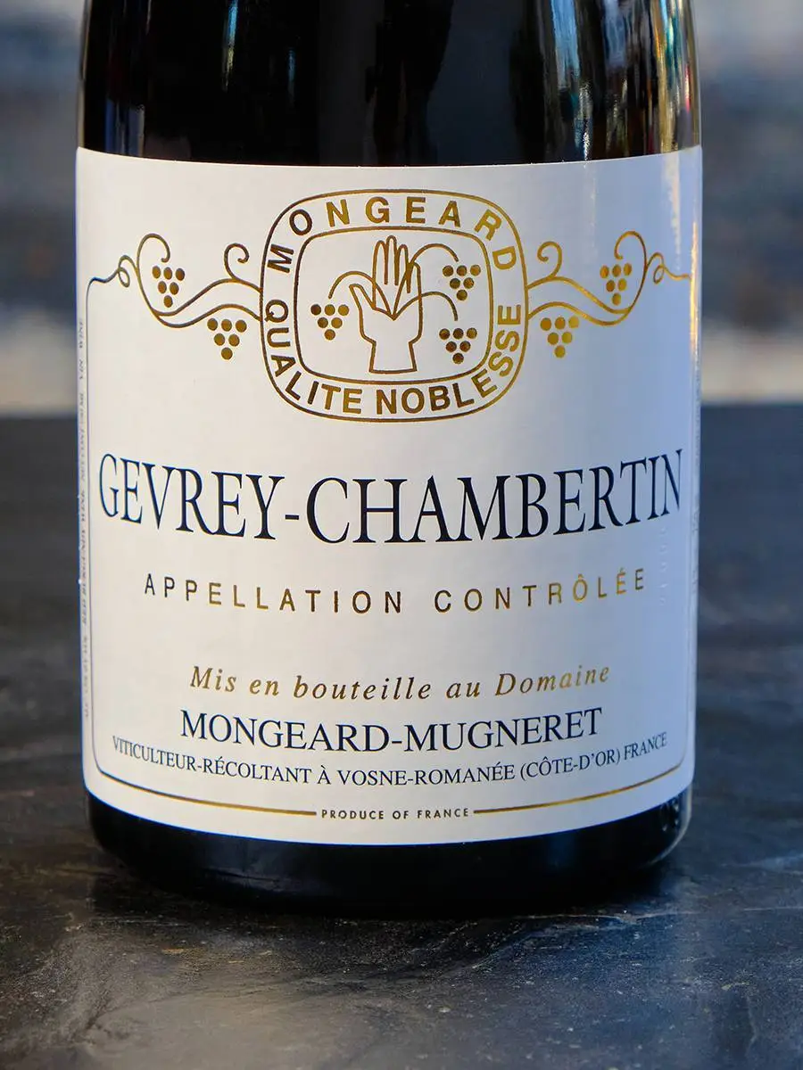 Этикетка Gevrey-Chambertin Mongeard-Mugneret 2014