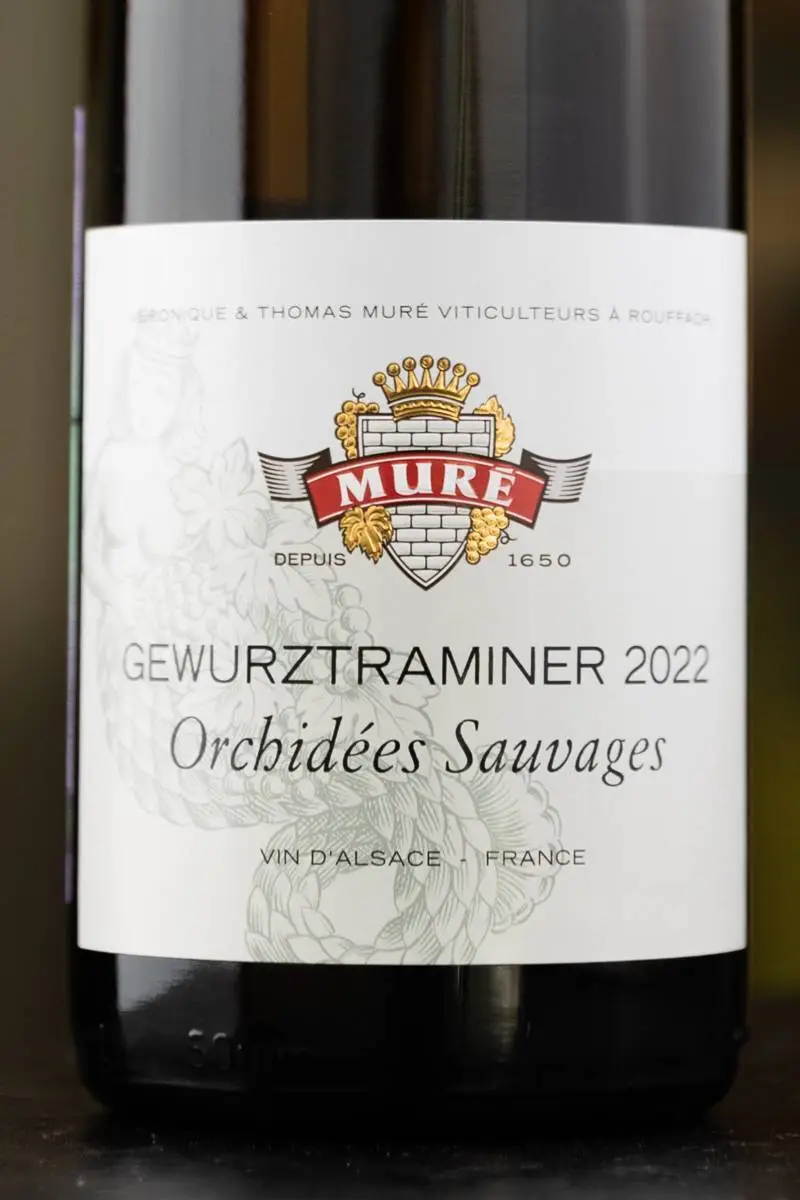 Вино Gewurztraminer Orchidees Sauvages Mure / Гевюрцтраминер Оркхидей Соваж Мюре 